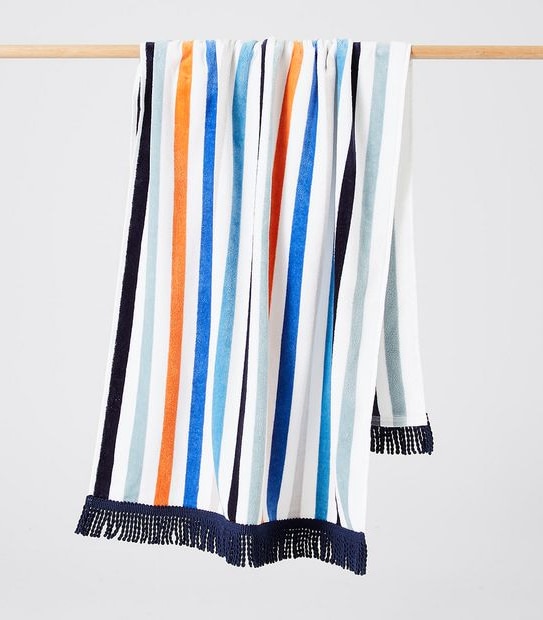 Kids Striped Beach Towel