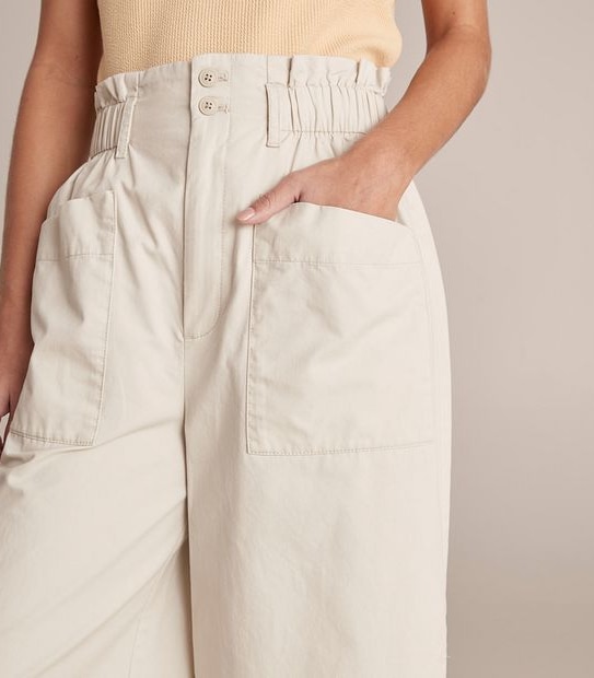 Paperbag Waist Wide Leg Pants