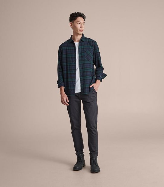 Long Sleeve Flannelette Shirt