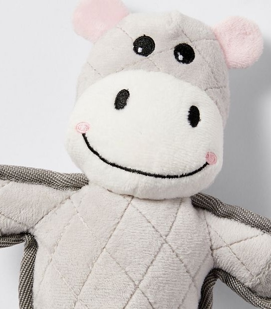 Plush Hippo Dog Toy