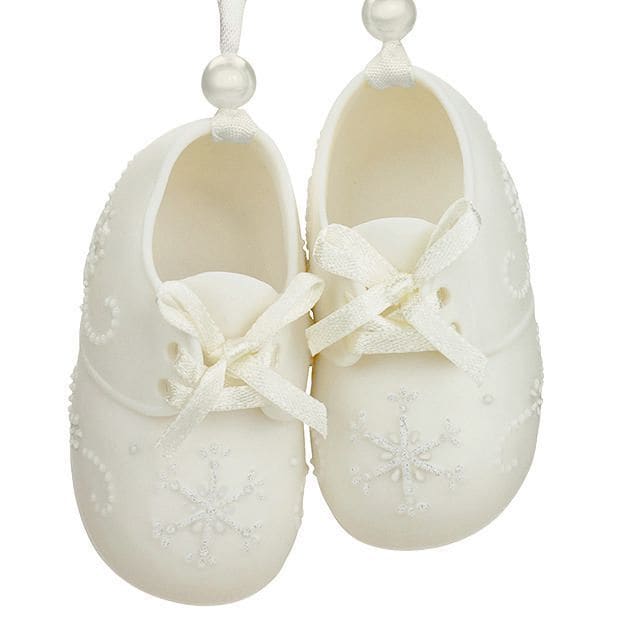 hallmark baby s first christmas porcelain baby booties hallmark baby s first christmas porcelain baby booties