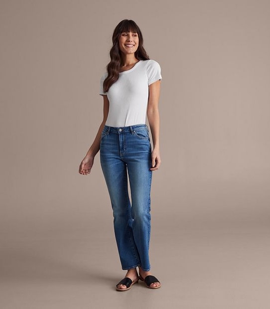 Jasmin Bootleg High Rise Full Length Jeans
