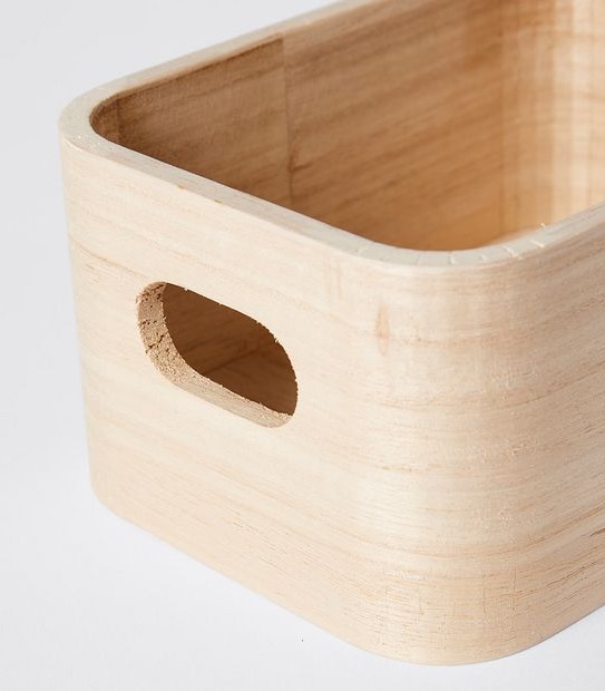 Extra Small Wooden Storage Box