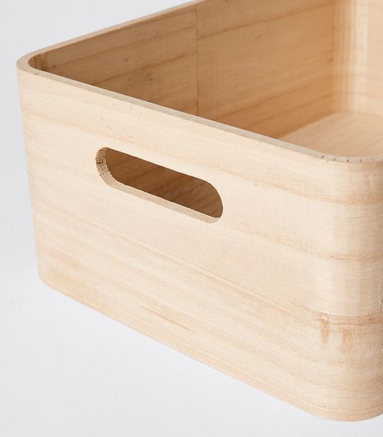 Large Wooden Storage Box