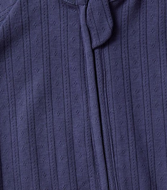 Baby Organic Cotton Pointelle Coverall