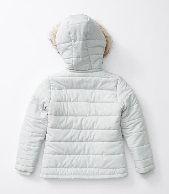 Puffer Jacket With Removable Hood