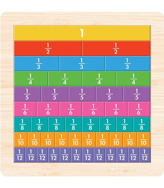 Whiz Kids Fraction Wooden Puzzle