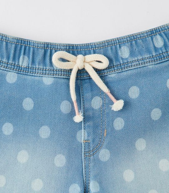 Wonder Denim Polka Dot Shorts