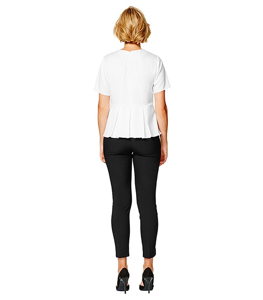 Peplum Top - Snow White