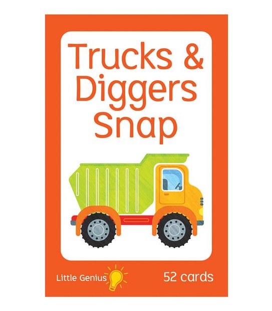 Little Genius Cards - Trucks & Diggers Snap