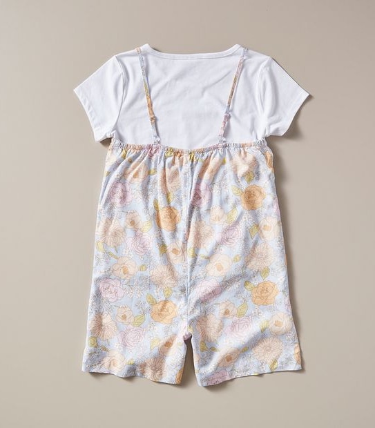 Linen Blend 2 Piece Playsuit Set
