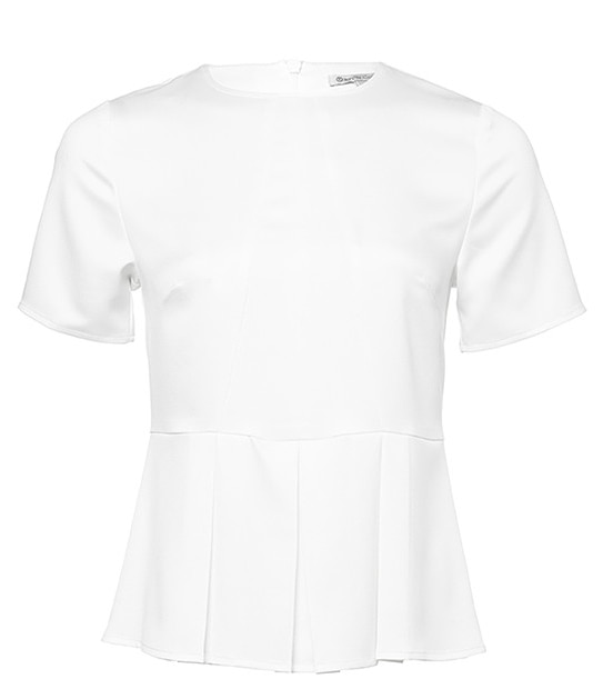 Peplum Top - Snow White