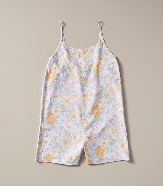 Linen Blend 2 Piece Playsuit Set