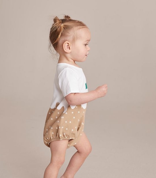 Baby Organic Cotton Christmas Pudding Bodysuit 5 of 5