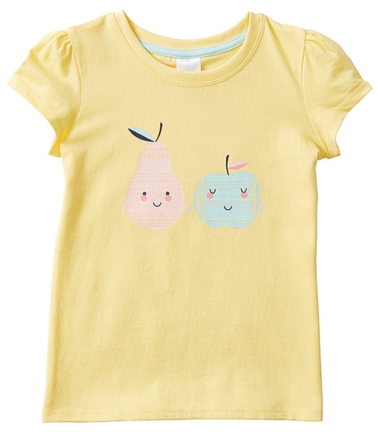 Girls' Short Sleeve Print T-Shirt