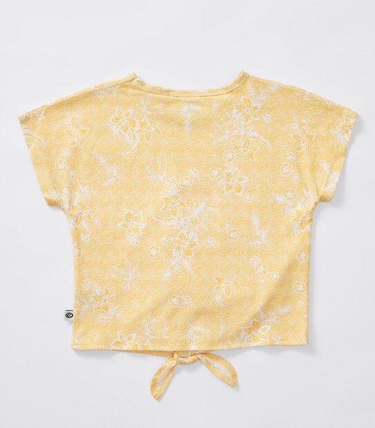 Piping Hot Floral Tie Hem