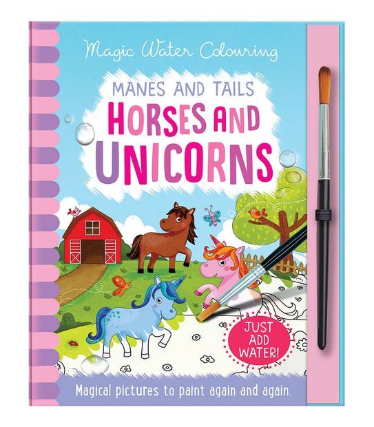 Magic Water Colouring: Manes & Tails&nbsp;Horses & Unicorns - Jenny Copper