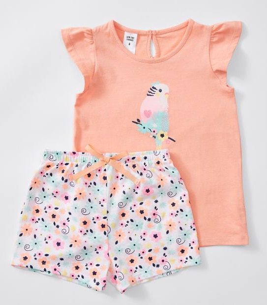 Budgie Print Pyjama Set