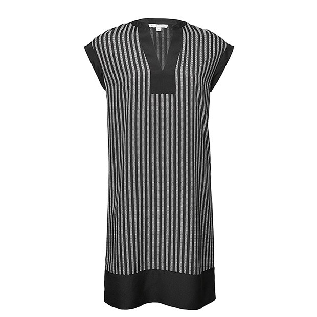Chevron Stripe Monochrome Dress Target Australia