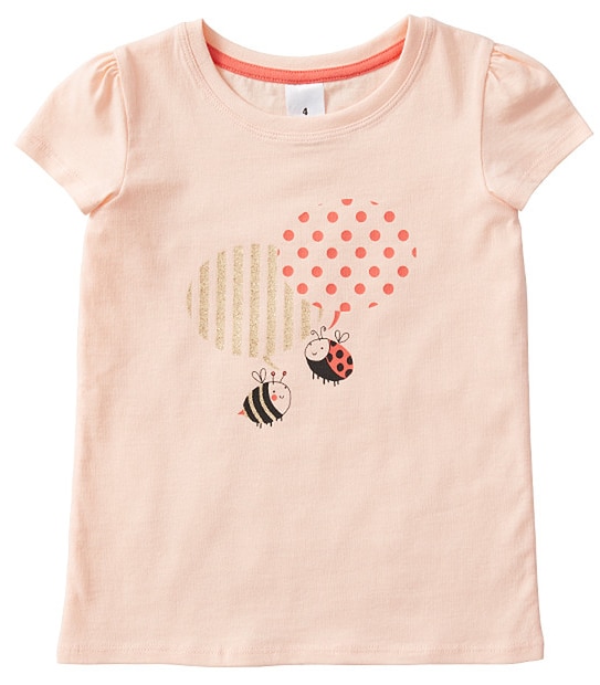 Girls' Short Sleeve Print T-Shirt