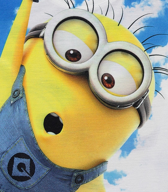 Minions Short Sleeve Photo-Real Print T-Shirt 3 of 3