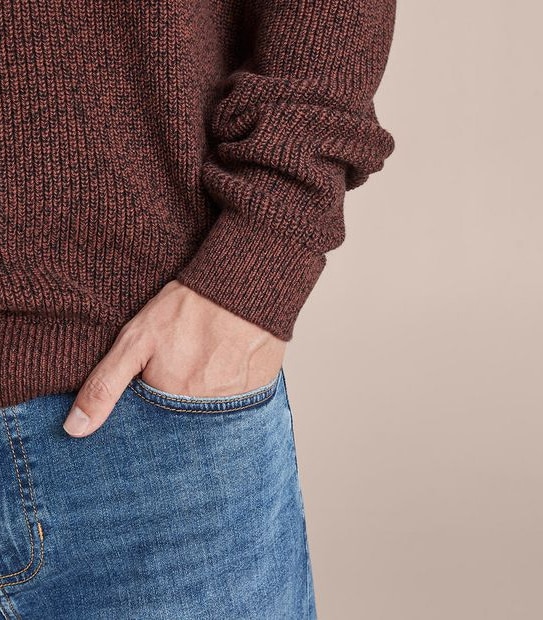 Fishermans Rib Knit Jumper