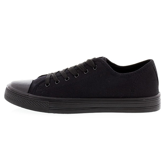 Neat Lace Up Canvas Shoes - Black | Target Australia