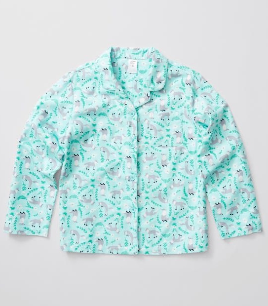 Fox Long Sleeve Flannelette Pyjama Set 2 of 6