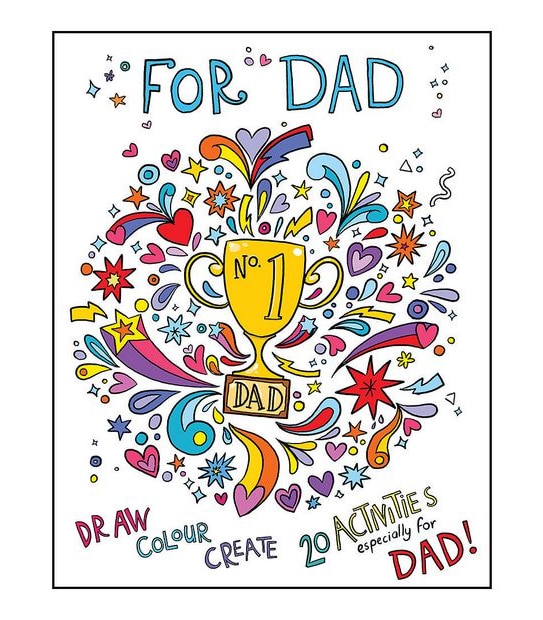 For Dad Colouring Book