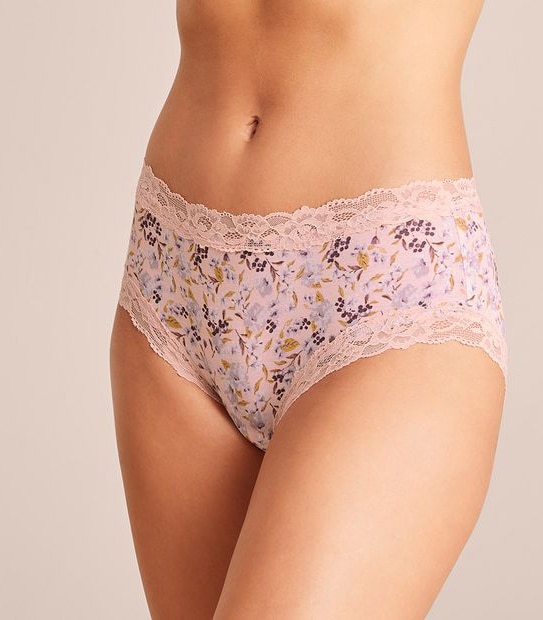 Modal and Lace Midi Briefs; Style: WS5189TF