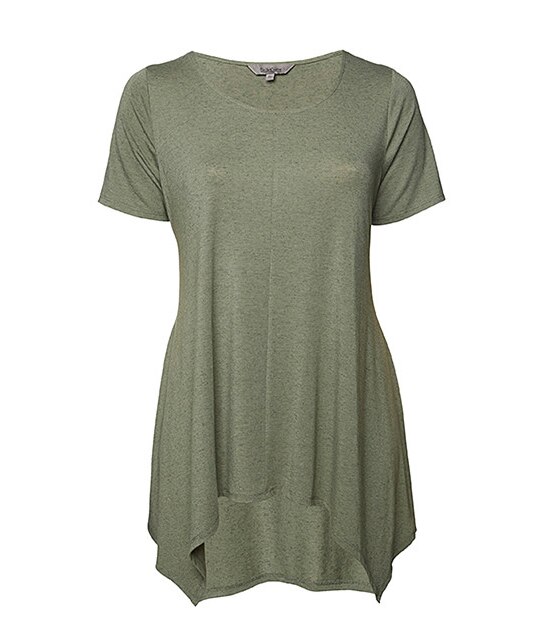 Belle Curve Asymmetrical Tunic - Seaspray 3 of 4