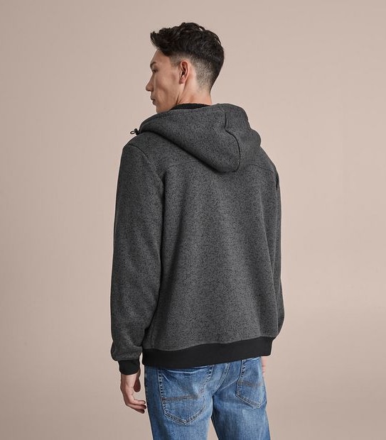 Borg Zip Through Hoodie
