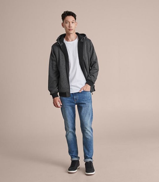 Borg Zip Through Hoodie