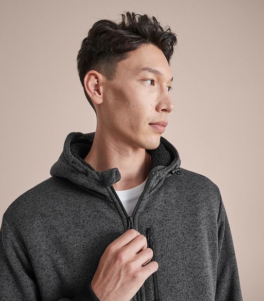 Borg Zip Through Hoodie