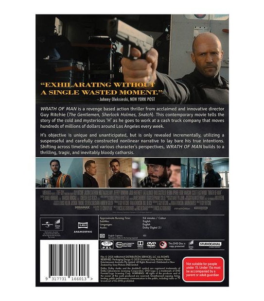 Wrath of Man - DVD