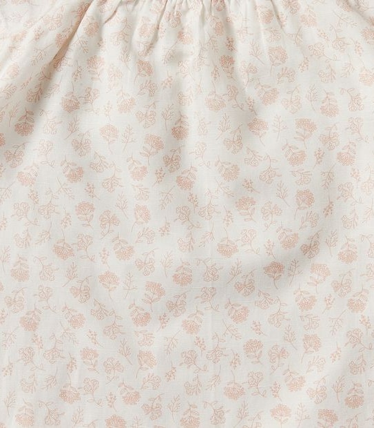 Baby 2 Piece Linen Blend Smock Dress Set