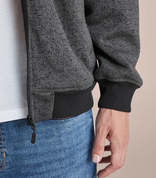 Borg Zip Through Hoodie