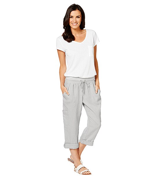 Linen Yoga Pants - Microchip