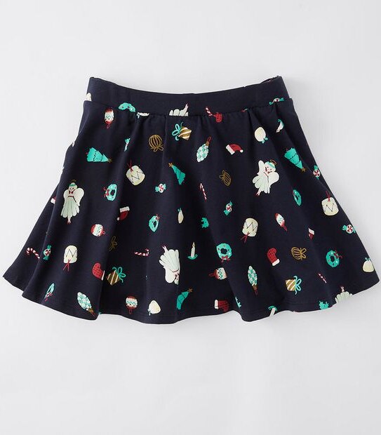 Organic Cotton Christmas Skater Skirt 2 of 5