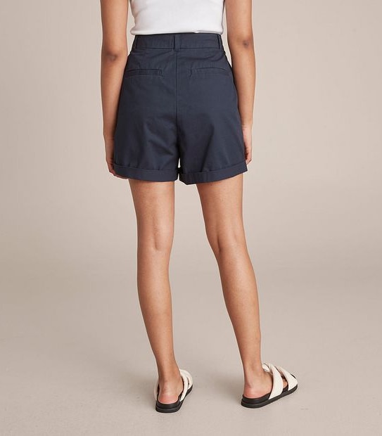 Longline Twill Shorts