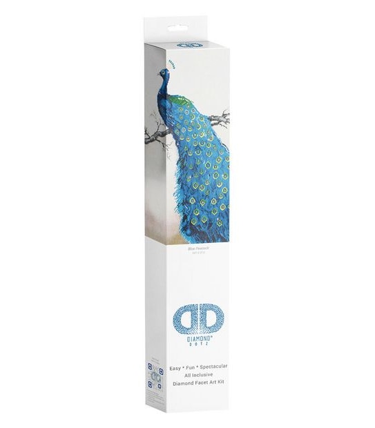 Diamond Dotz Diamond Facet Art Kit Blue Peacock