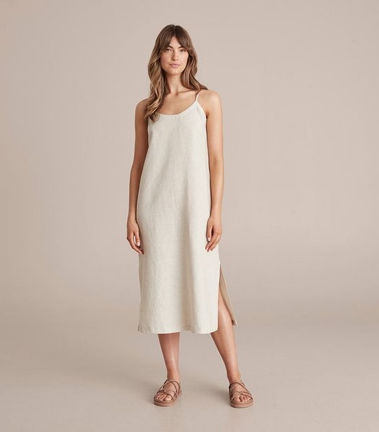 European Linen Cami Dress