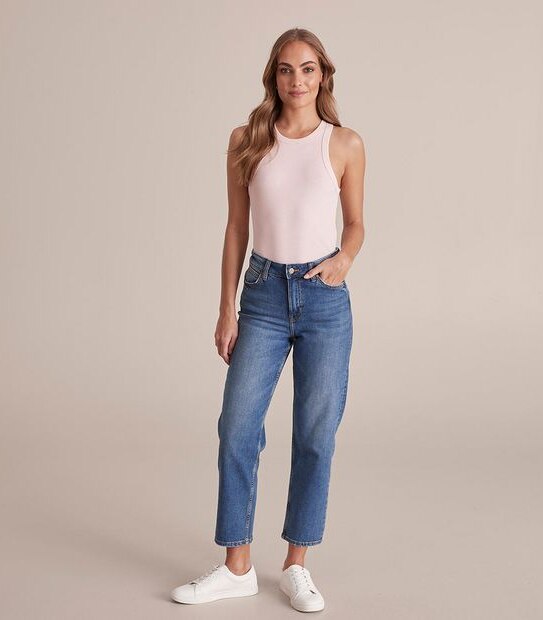 Organic Cotton Racer Front Tank Top