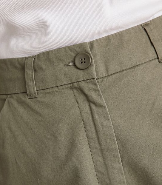 Longline Twill Shorts