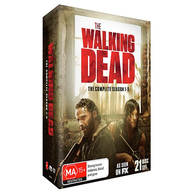 The Walking Dead Seasons 1 5 DVD Target Australia