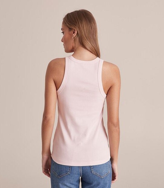 Organic Cotton Racer Front Tank Top