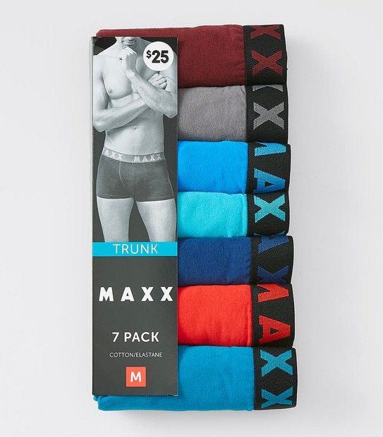 Maxx 7 Pack Trunks - Multi