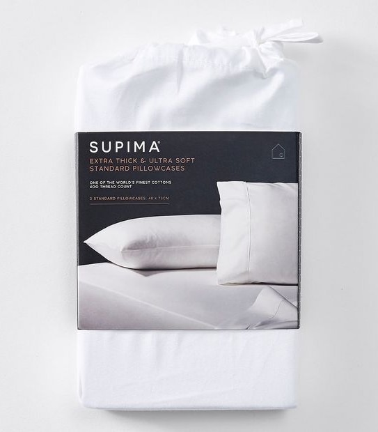 Supima 2 Pack 400 Thread Count Pillowcases