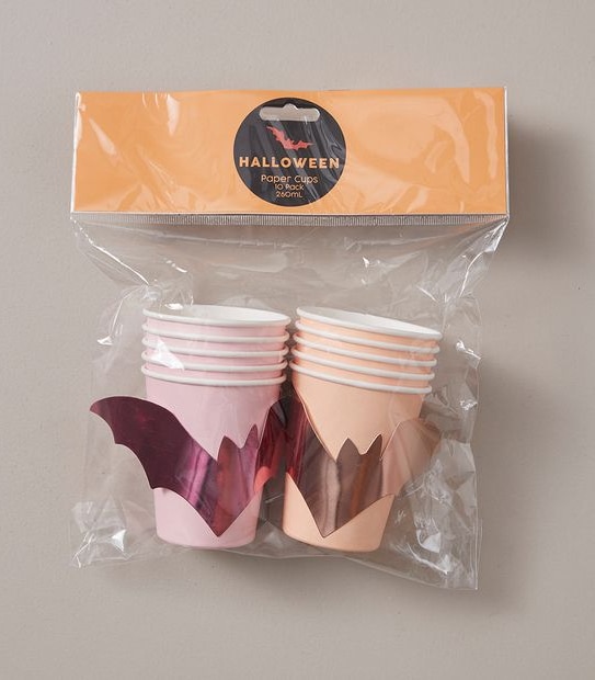 10 Pack Halloween Paper Cups