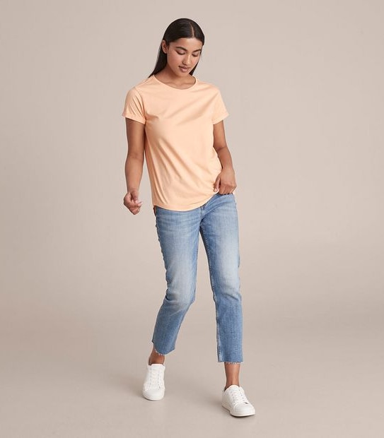 Cotton/Modal Relaxed T-Shirt 4 of 6